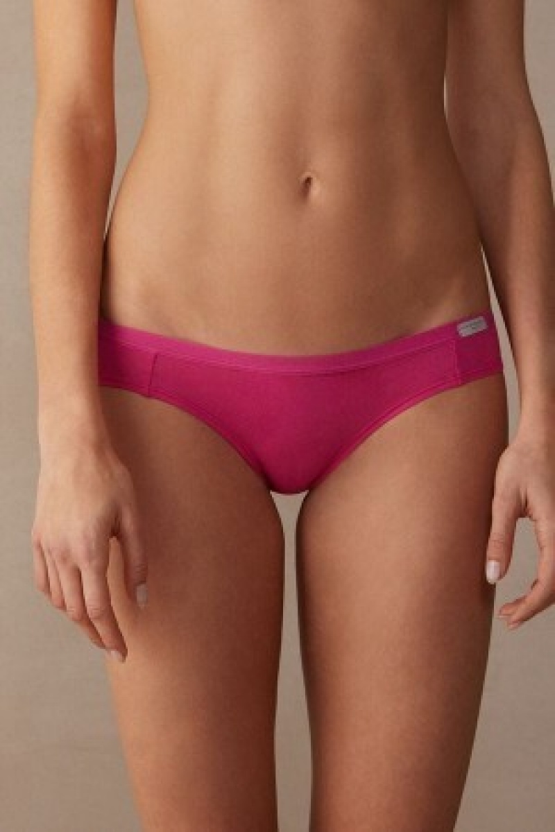 Pink Intimissimi Cotton Panties | CAZDE17354